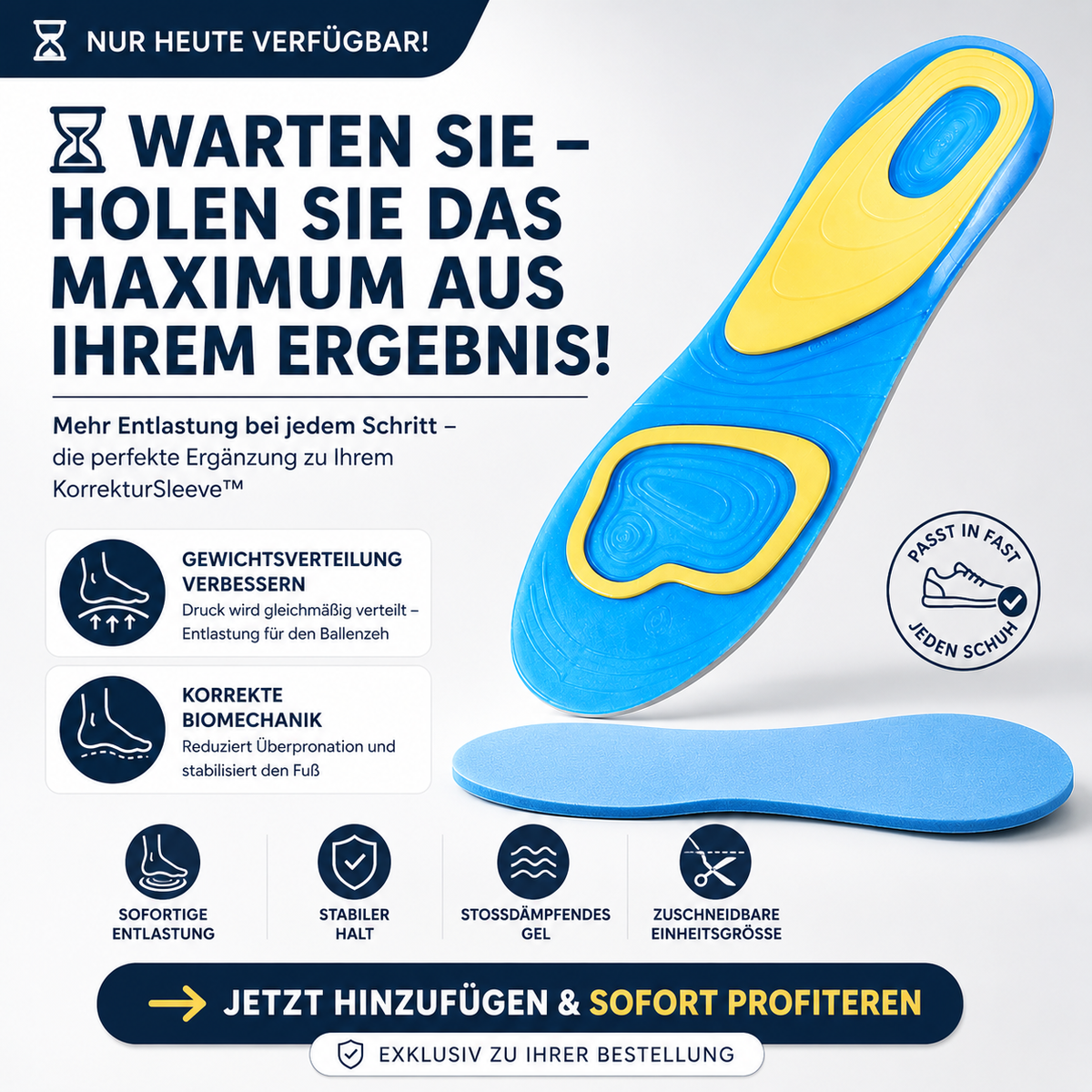 FussWohl™ Semelle intérieure
