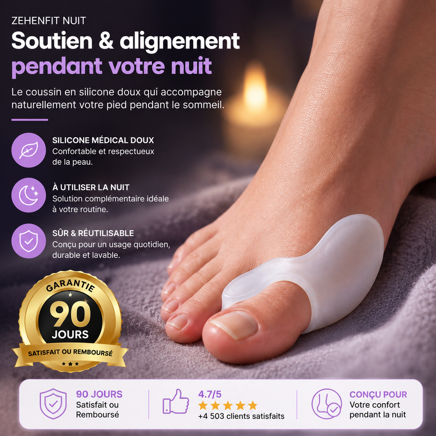 Écarteur d'orteils de nuit